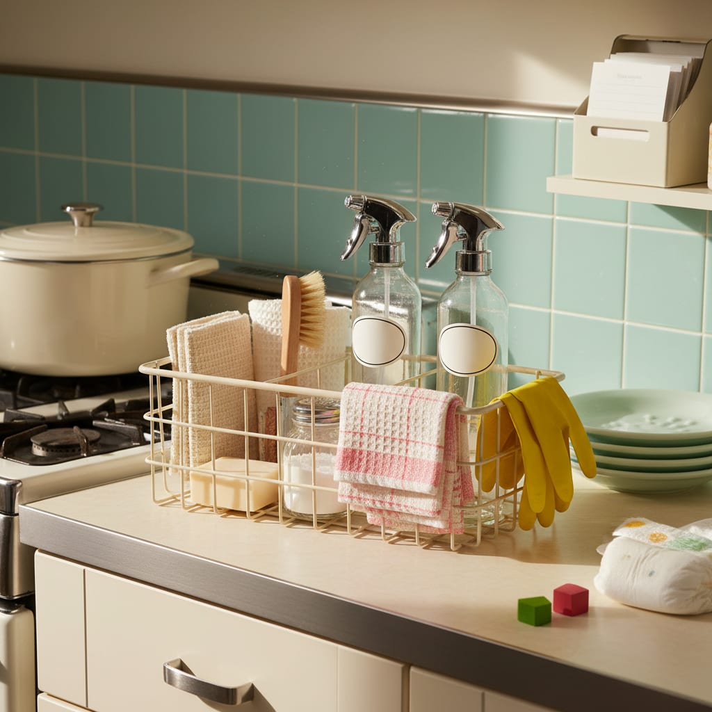 Build a Cleaning Caddy: The 12-Item Retro Kit