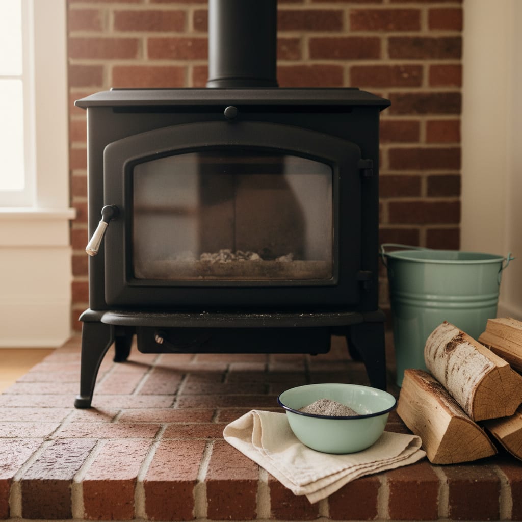 How to Clean Fireplace Glass: Wood Stove Ash or Gas Cleaner