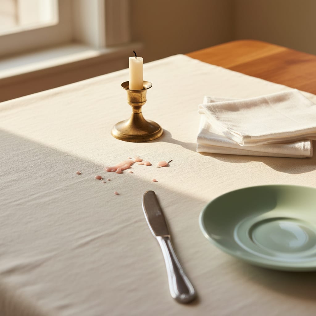 How to Get Candle Wax Out of Fabric and Tablecloths